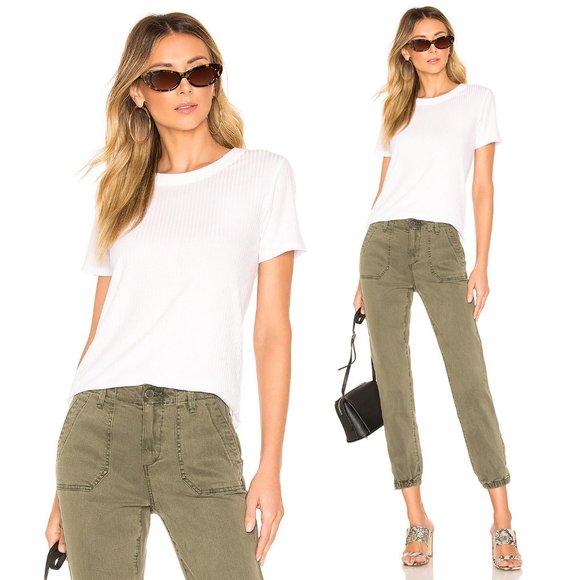 n:PHILANTHROPY Tops - NEW🌺n:PHILANTHROPY Champ Ribbed White Tee